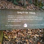 Shut-In Trail Sign