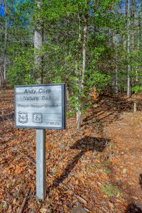 Andy Cove Nature Trail Sign