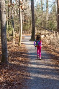 Running on the Exercise Trail