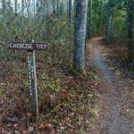 Exercise Trail Crusty Sign