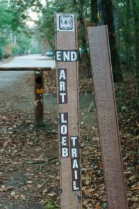 Art Loeb Trail End Sign