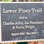 Lower Piney Trail Construction Sign