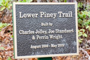 Lower Piney Trail Construction Sign