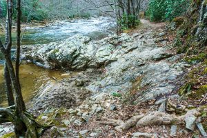 Washed Out Section of Trail