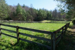 Horse Pasture Beside the Barn