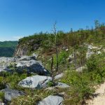 Mountains to Sea Trail along Shortoff's Cliffs