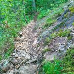 Rocky Trail below Rock Outcrop