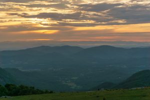 Sunset View from Bearwallow Mountain