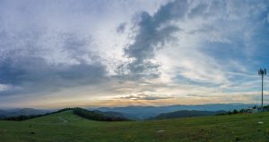 Bearwallow Mountain View at Sunset