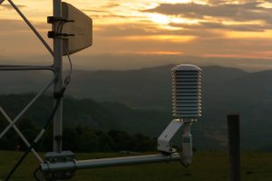 Weather Gauge on Bearwallow Mountain