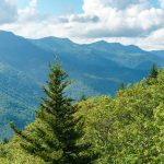 View of the Black Mountains range from the Green Knob Fire Tower