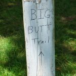 Big Butt Trail Sign