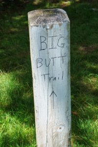 Big Butt Trail Sign