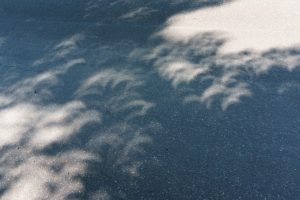 Crescent Shadows on Pavement