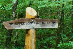 Upper Loop Trail Sign