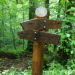 Signs for the Joyce Kilmer Loop Trail