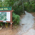 Sign at the Start of the Skyline Trail