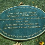 Boggs Memorial Wilderness Sign