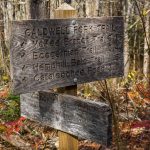 Big Fork Ridge and Caldwell Fork Junction Sign