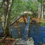 Footbridge across Rough Fork