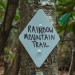 Rainbow Mountain Trail Sign
