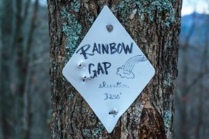 Rainbow Gap Sign