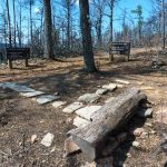 Bench on the Chestnut Knob Trail