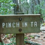 Sign at the Bottom of the Pinch-In Trail