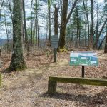 Signs at the Start of the Pinch In Trail