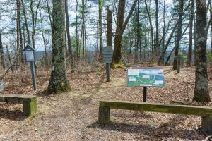 Signs at the Start of the Pinch In Trail