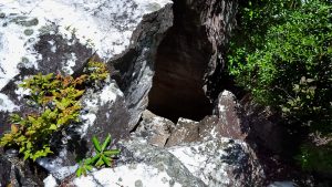 Entrance to the Cave in Shining Rock