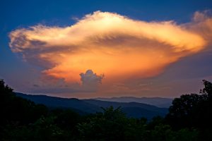 Thunderstorm over Swan Mountain