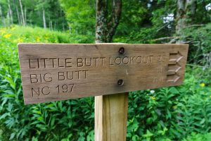 Big Butt Trail Sign