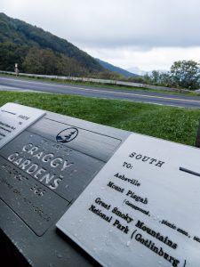 Locator Sign at Craggy Gardens