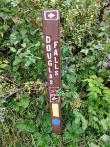 Douglast Falls Trail Sign