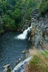 Linville Falls from the Plunge Basin Overlook