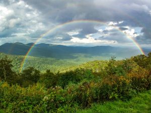 Double Rainbow from the Parkway