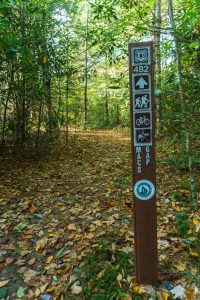 Macs Gap Trail Sign