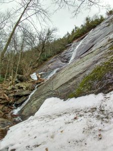 Ice Below Little Bearwallow Falls