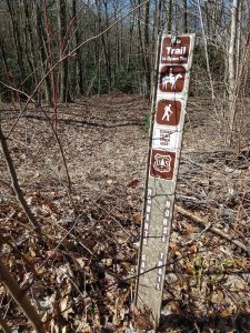 Sign for the Roberts Gap Horse Trail