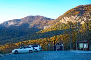 Rumbling Bald Trail Parking Area