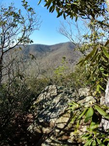 View of the West Ridge from Rainbow Mountain Trail