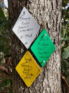 Summit Signs on Stomping Knob