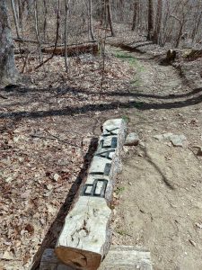 Black Mountain Trail Marker