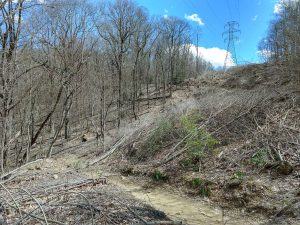 Club Gap trail Under Power Lines