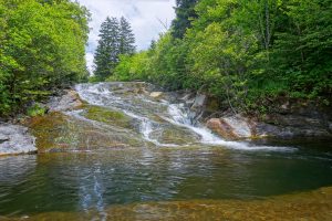 Cascade and Swimming Hole on Flat Laurel Creek