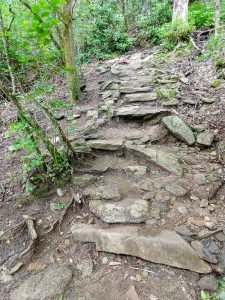 Rock Steps on the Whiteside Mountain Trail