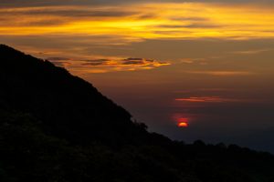 Sunset from the Craggy Dome Overlook