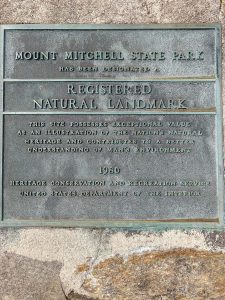 Mount Mitchell is a Registered National Natural Landmark
