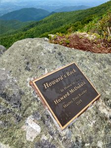 Howard's Rock on Big Firescald Knob